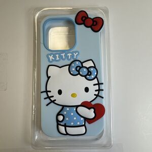 Hello Kitty iPhone 14 Pro Case 6.1 Inch Baby Blue.